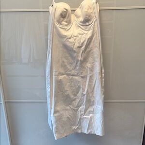 Marciano White Sweetheart Slip Dress